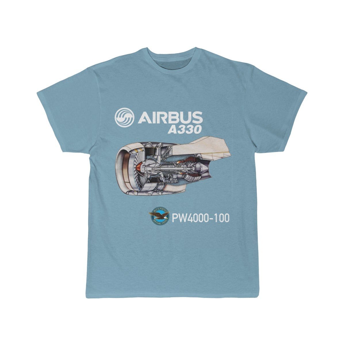 Airplane T-Shirt Sky Blue / S AIRBUS A330 T-shirts