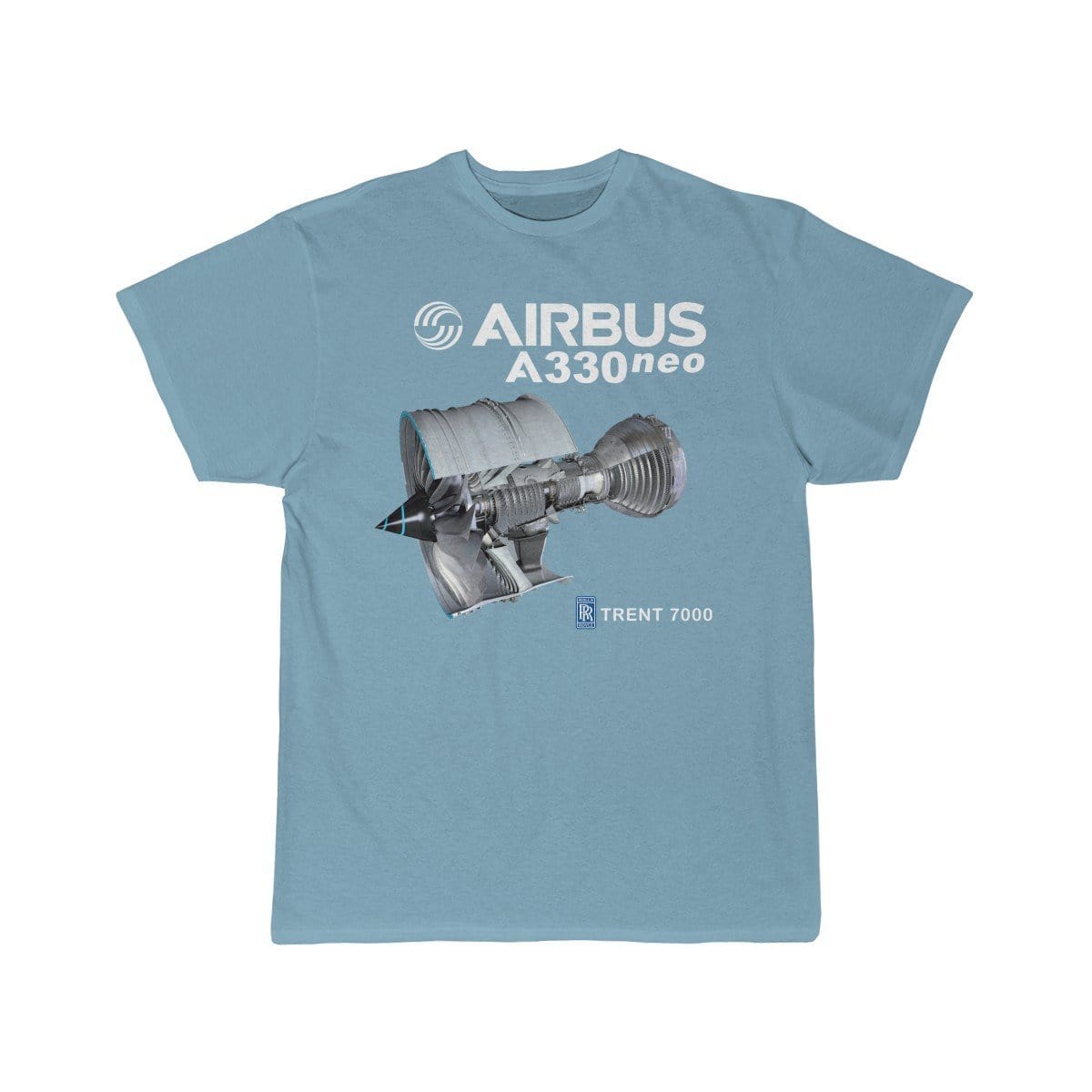 Airplane T-Shirt Sky Blue / S AIRBUS A330 T-shirts