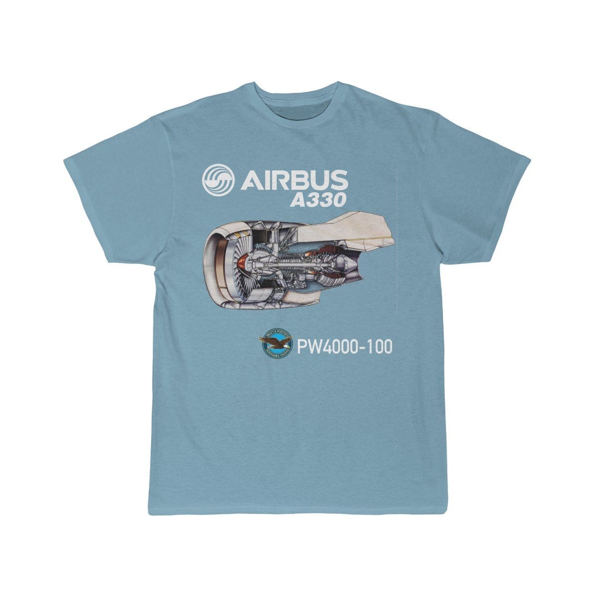 Airplane T-Shirt Sky Blue / S Airbus A330 T-shirts