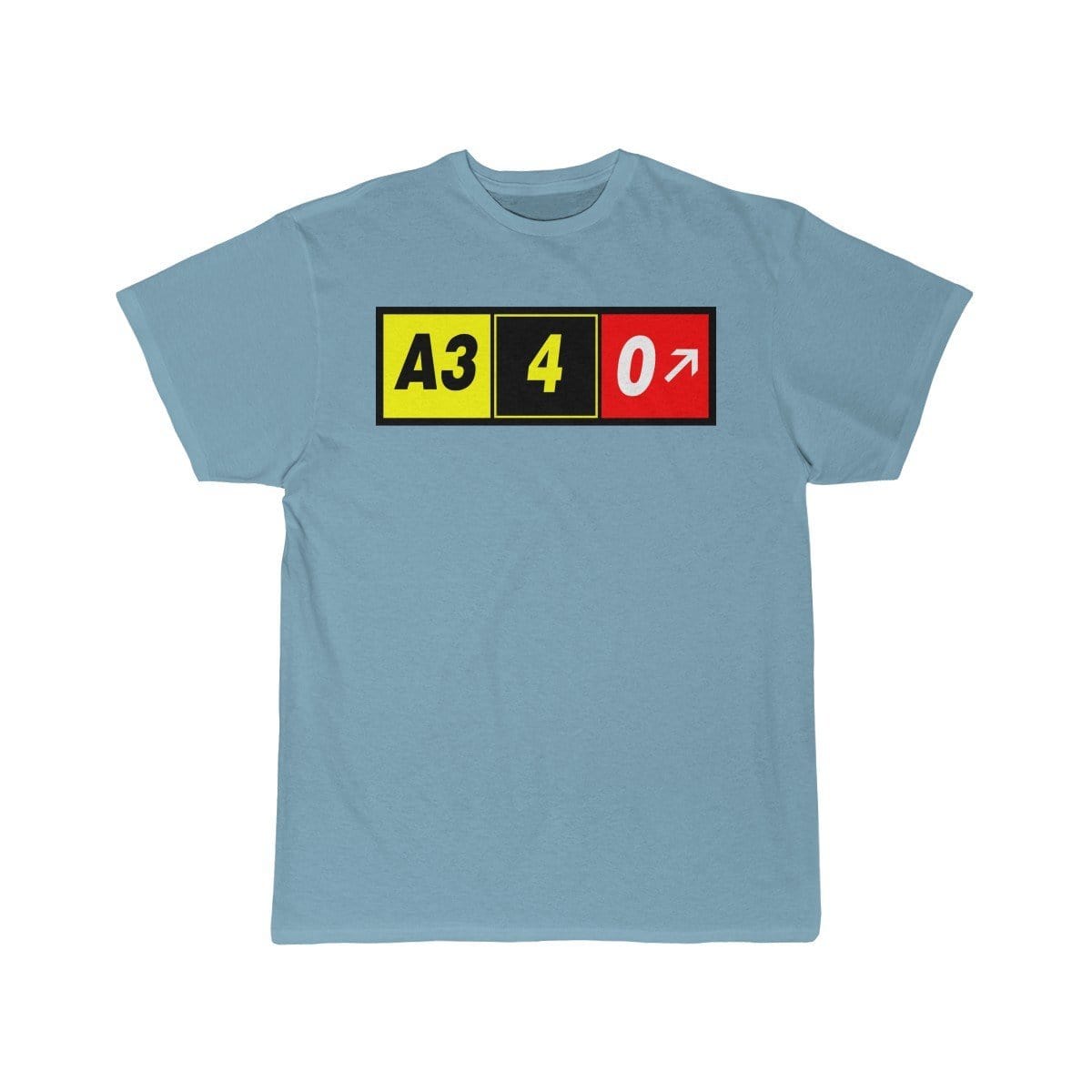 Airplane T-Shirt Sky Blue / S Airbus A340 T-shirts