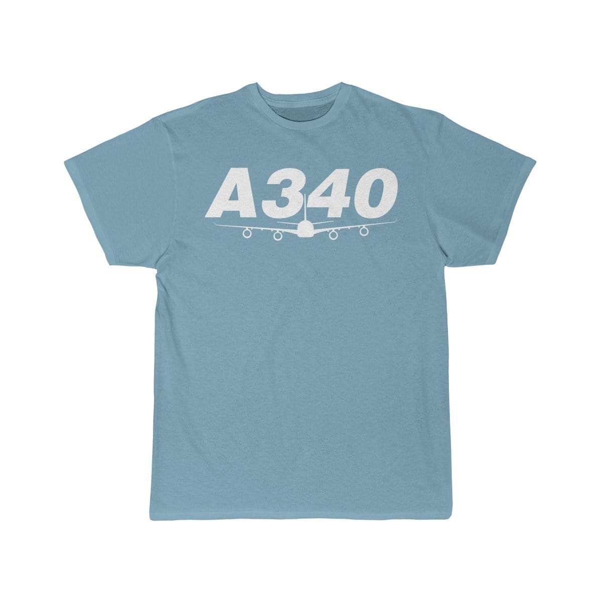 Airplane T-Shirt Sky Blue / S Airbus A340 T-shirts