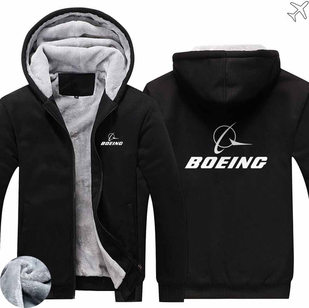 AIRZT HOODIES Black / S The B Logo Hoodies Zipper Sweaters