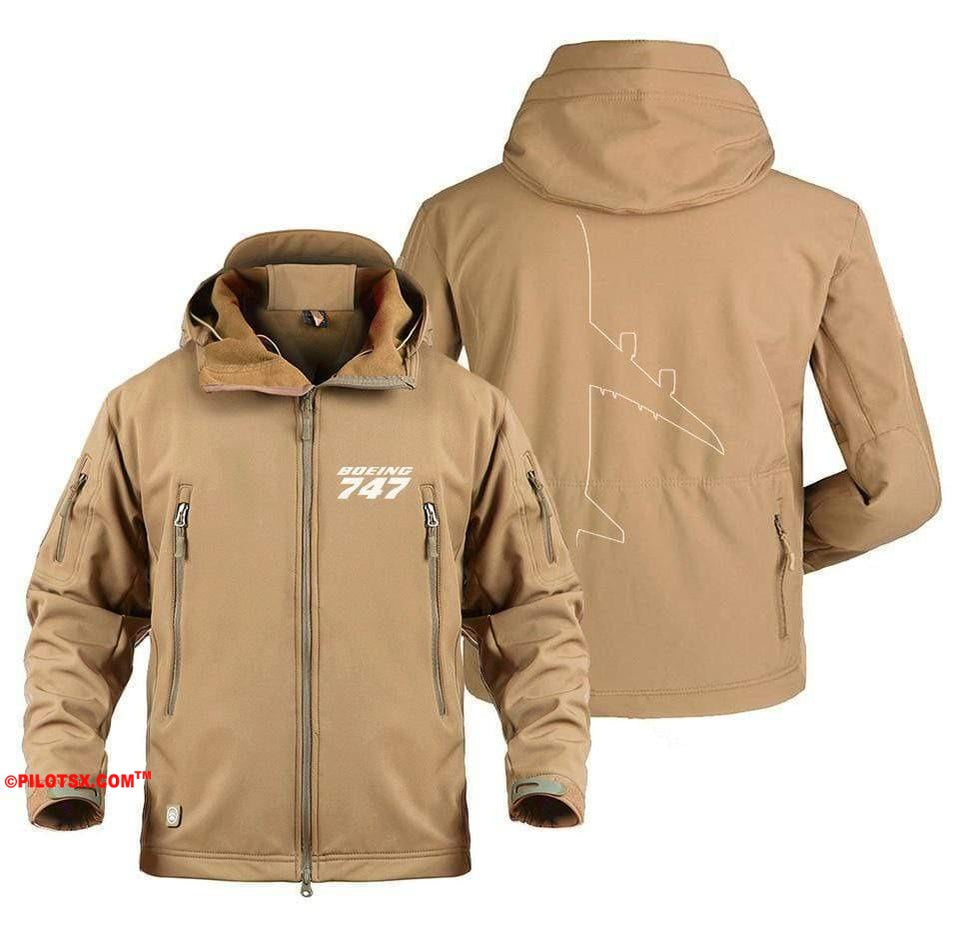 AIRZT Military Fleece Sand / S BOEING 747 DESIGNED MILITARY JACKET