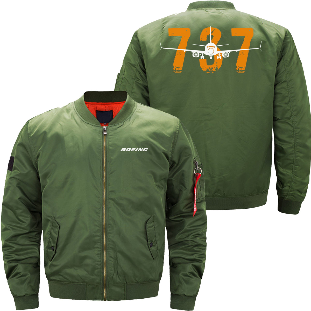 BOEING 737 BOMBER FLIGHT AVIATOR JACKET