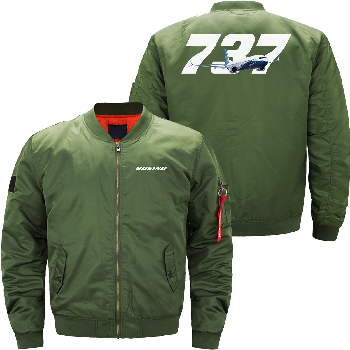 BOEING 737 BOMBER FLIGHT AVIATOR JACKET