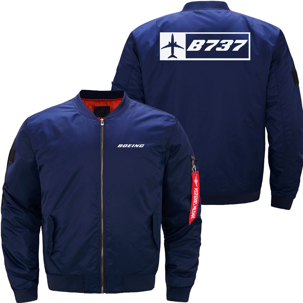 BOEING 737 BOMBER FLIGHT AVIATOR JACKET