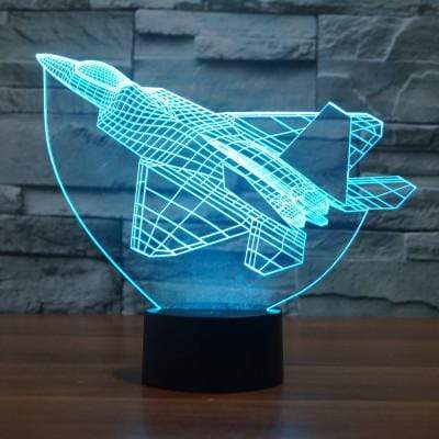 GearNets 3D Lamp Fighter / Black 3D Night Lights