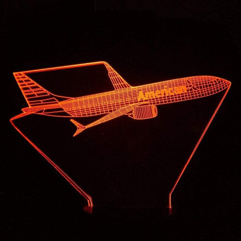 GearNets American Airlines 3D Lamp