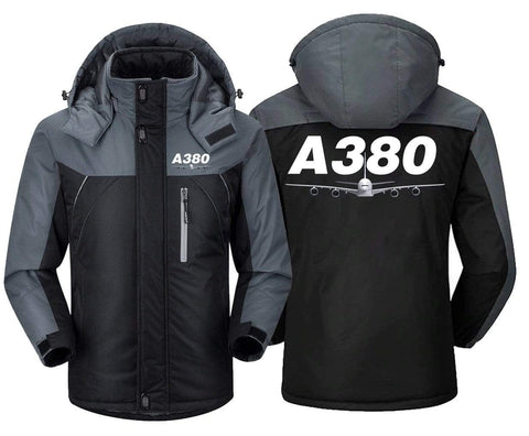 MA1 Windbreaker Jackets Black Gray / XS Airbus A380