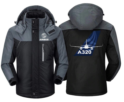 MA1 Windbreaker Jackets Black Gray / XS Airbus A380