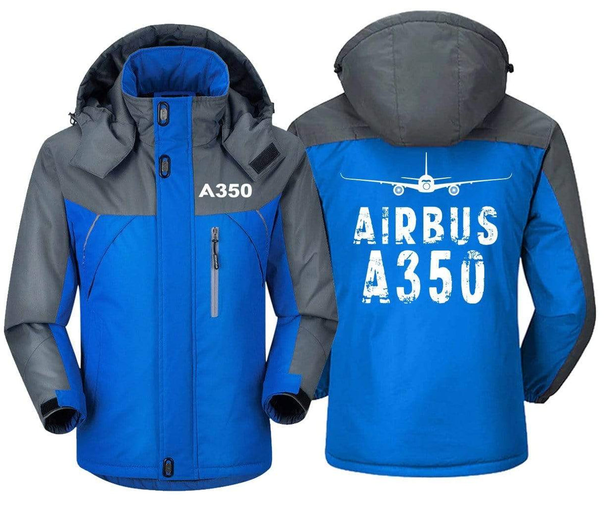 MA1 Windbreaker Jackets Blue Gray / XS Airbus A350