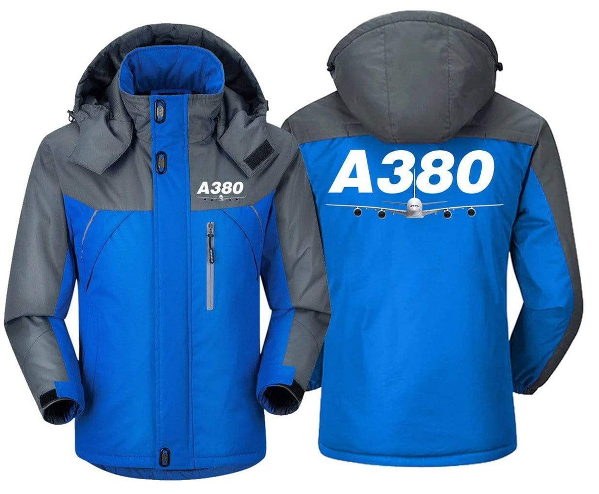 MA1 Windbreaker Jackets Blue Gray / XS Airbus A380