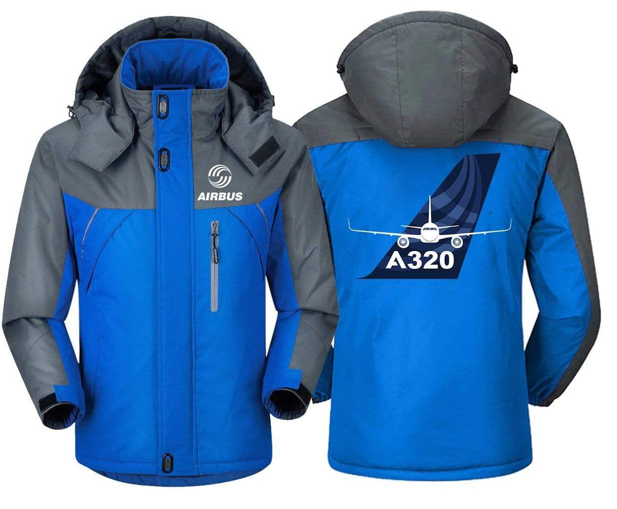 MA1 Windbreaker Jackets Blue Gray / XS Airbus A380