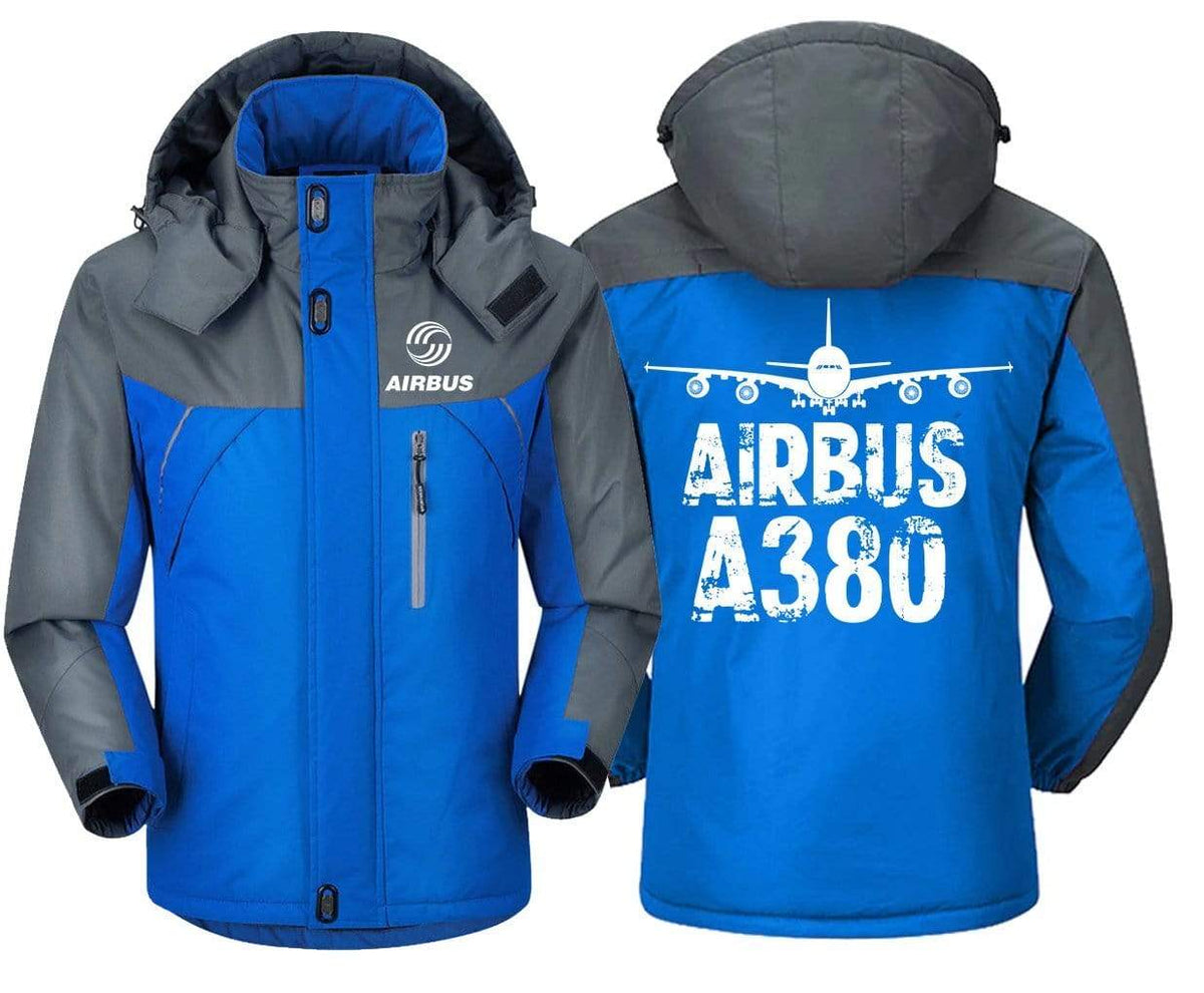 MA1 Windbreaker Jackets Blue Gray / XS Airbus A380