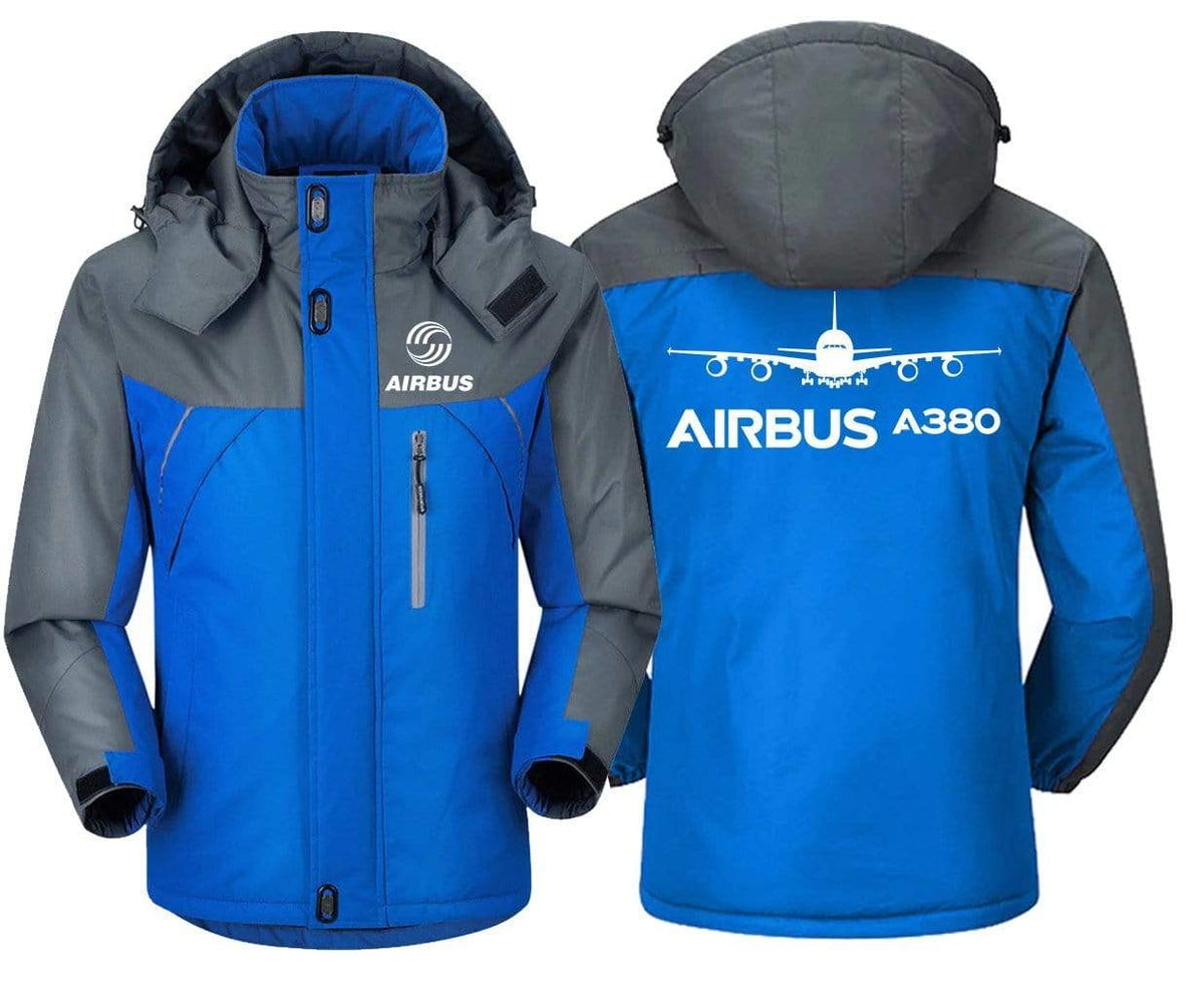 MA1 Windbreaker Jackets Blue Gray / XS Airbus A380