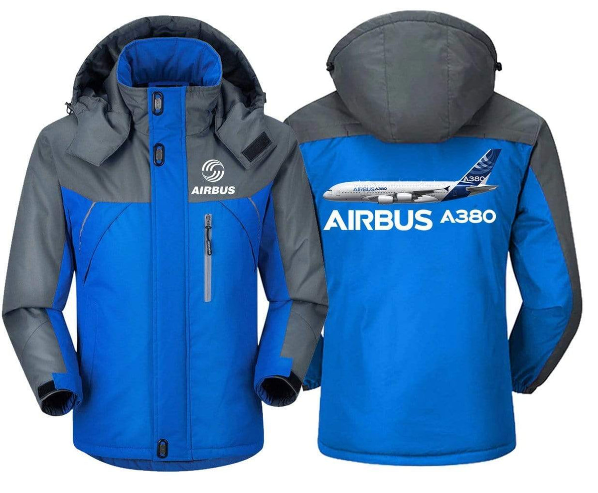 MA1 Windbreaker Jackets Blue Gray / XS Airbus A380