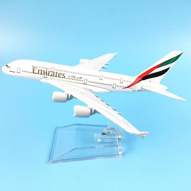 PILOTSX 16CM 039 20cm Alloy Metal Air EMIRATES A380 Model United Arab Emirates Airbus, Boeing 777 380 Airways Plane Model Aircraft Gifts