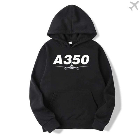 PILOTSX HOODIES Black / S Airbus A350