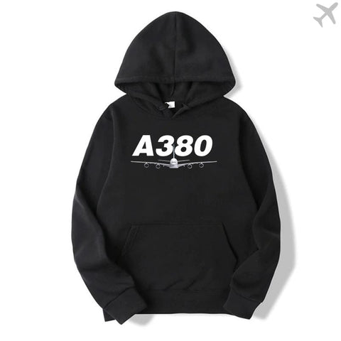 PILOTSX HOODIES Black / S Airbus A380