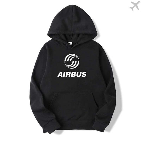 PILOTSX HOODIES Black / S Airbus Logo