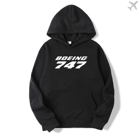 PILOTSX HOODIES Black / S Boeing 747