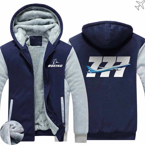 PILOTSX HOODIES Blue / S The 777 Zipper Sweaters