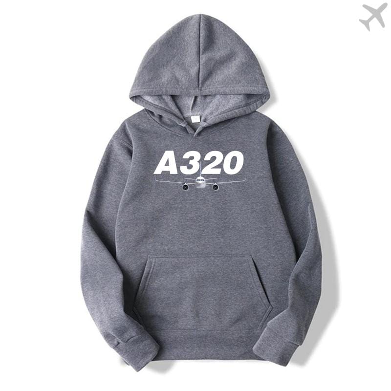 PILOTSX HOODIES Dark Gray / S Airbus A320