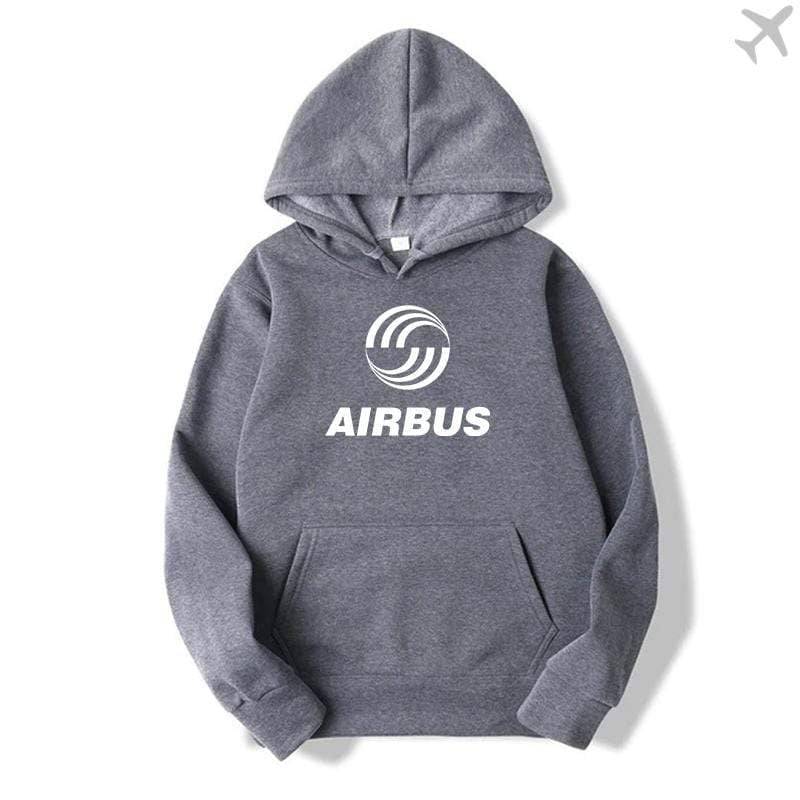 PILOTSX HOODIES Dark Gray / S Airbus Logo