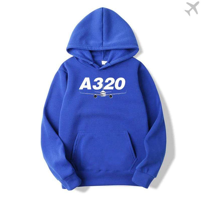 PILOTSX HOODIES Sky Blue / S Airbus A320