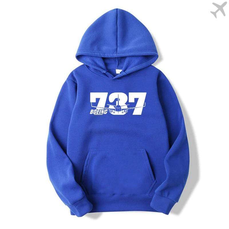 PILOTSX HOODIES Sky Blue / S Boeing 737