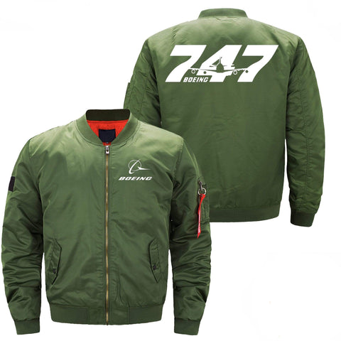 PilotsX Jacket Army green thick / S The B 747 Jacket -US Size