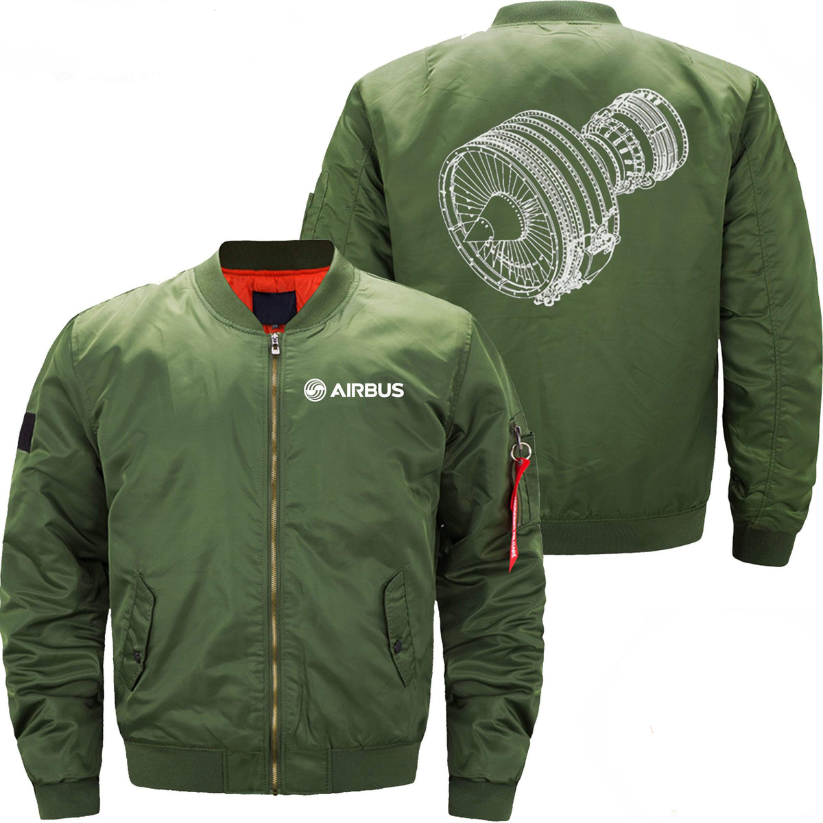 PilotsX Jacket Army green thin / S CFM56 Jacket -US Size