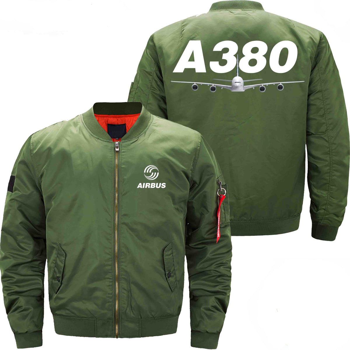 PilotsX Jacket Army green thin / XS Airbus A380 Jacket -US Size