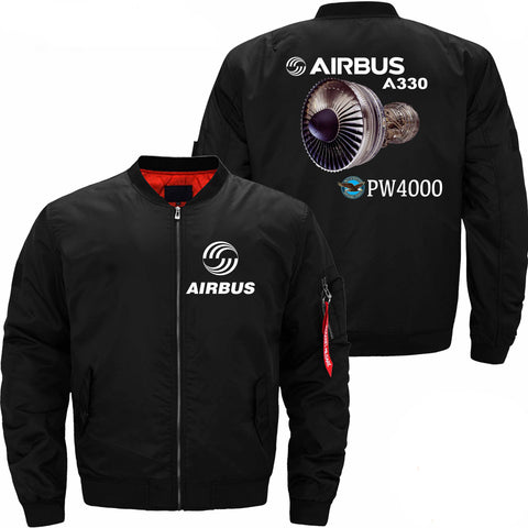 PilotsX Jacket Black thin / XS Airbus A330-Engine PW4000 Jacket -US Size