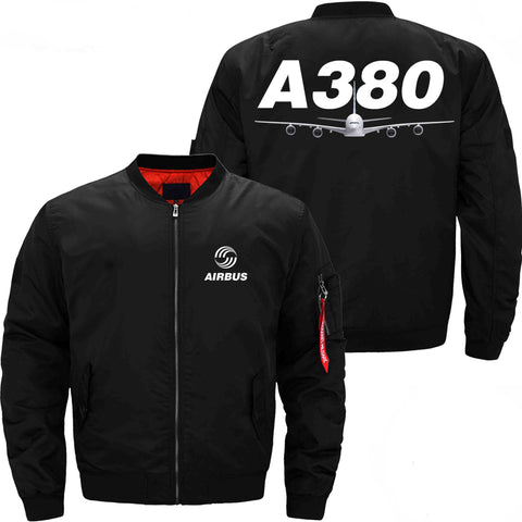 PilotsX Jacket Black thin / XS Airbus A380 Jacket -US Size