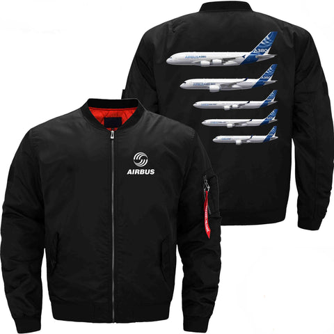 PilotsX Jacket Black thin / XS Airbus Family Jacket -US Size