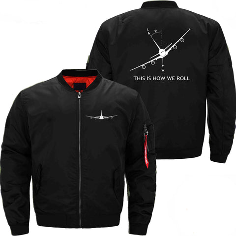 PilotsX Jacket Black thin / XS THIS IS HOW WE ROLL Jacket -US Size