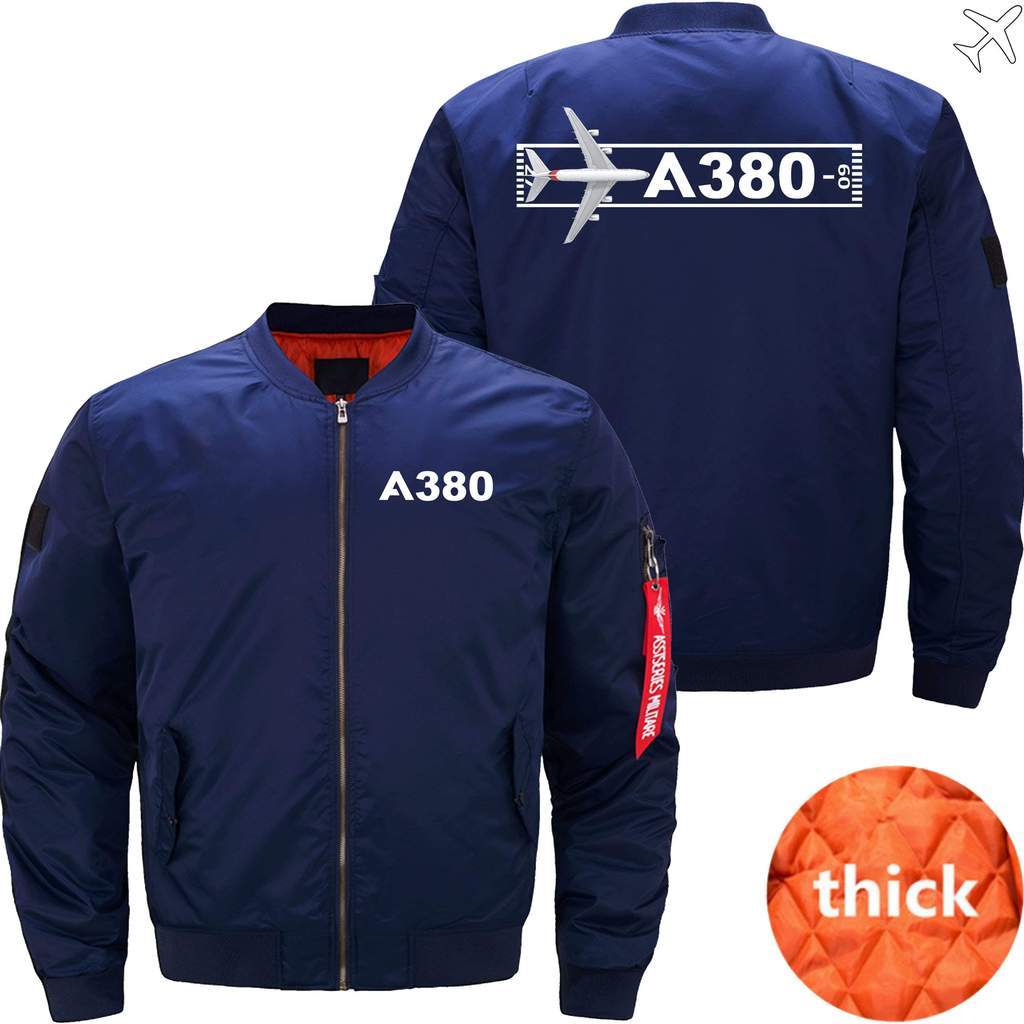 PilotsX Jacket Dark blue thick / S Airbus A380 Takeoff Time