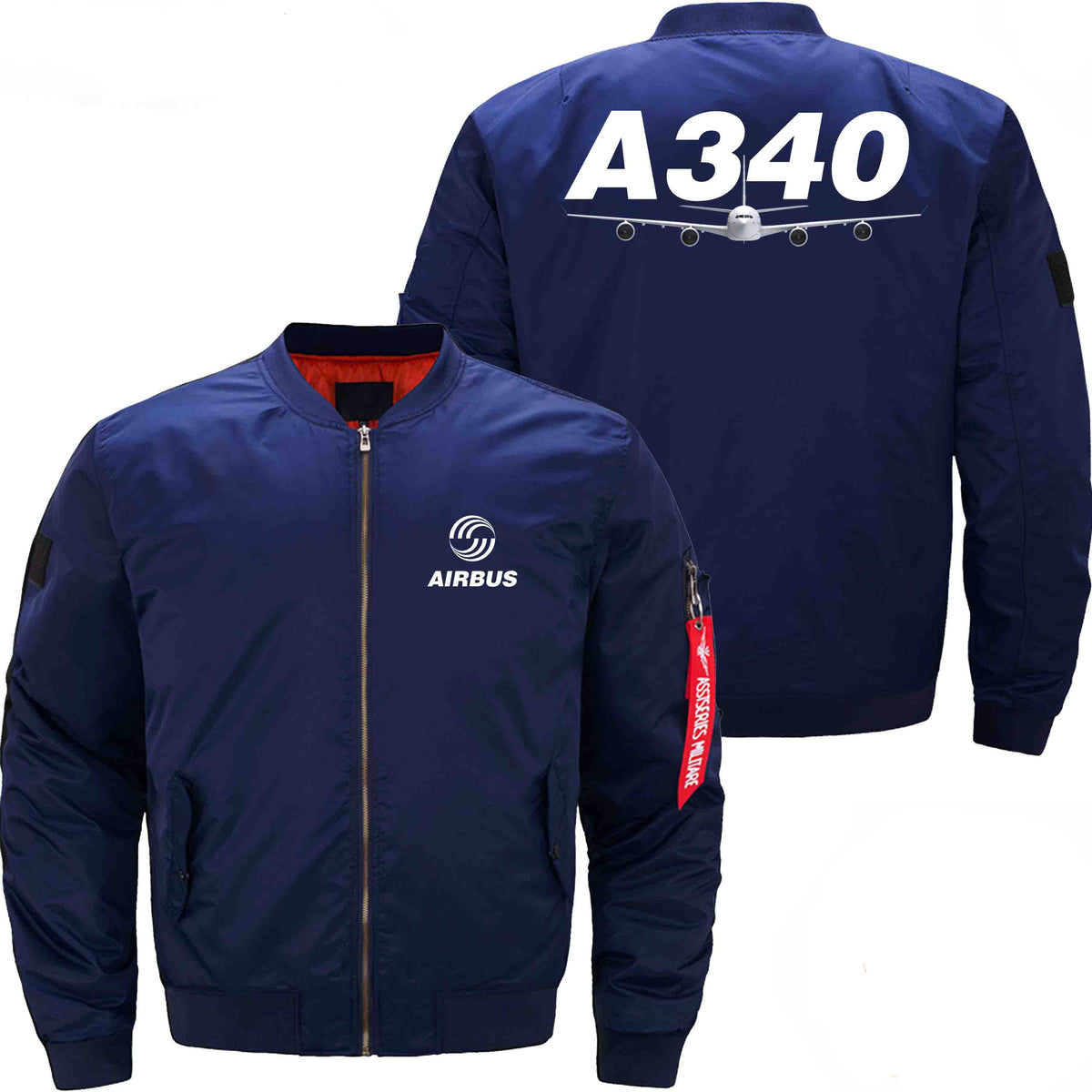 PilotsX Jacket Dark blue thin / S Airbus A340 Jacket -US Size