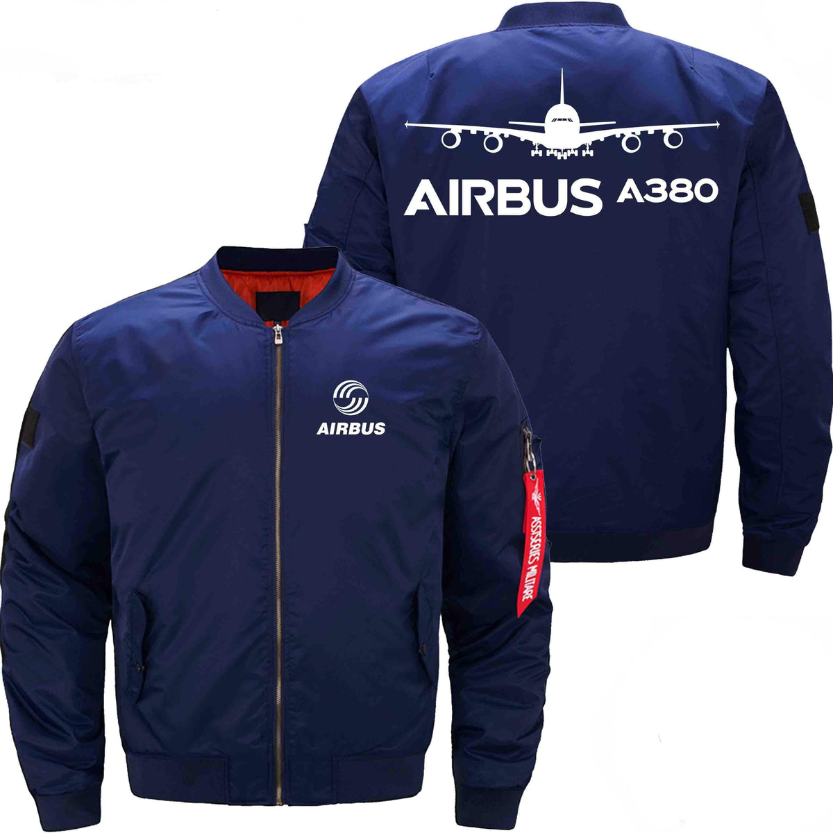 PilotsX Jacket Dark blue thin / S Airbus A380 Jacket -US Size