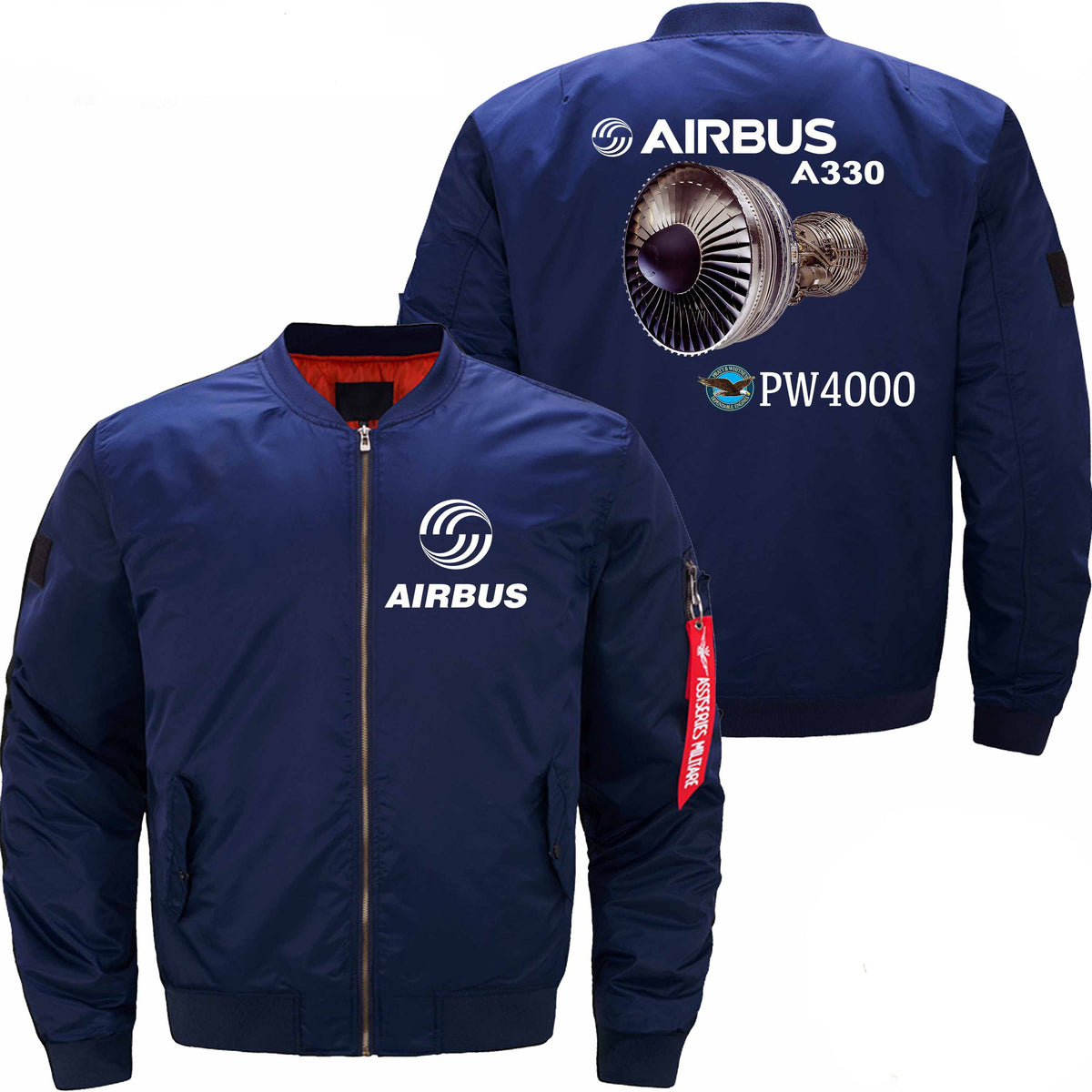 PilotsX Jacket Dark blue thin / XS Airbus A330-Engine PW4000 Jacket -US Size