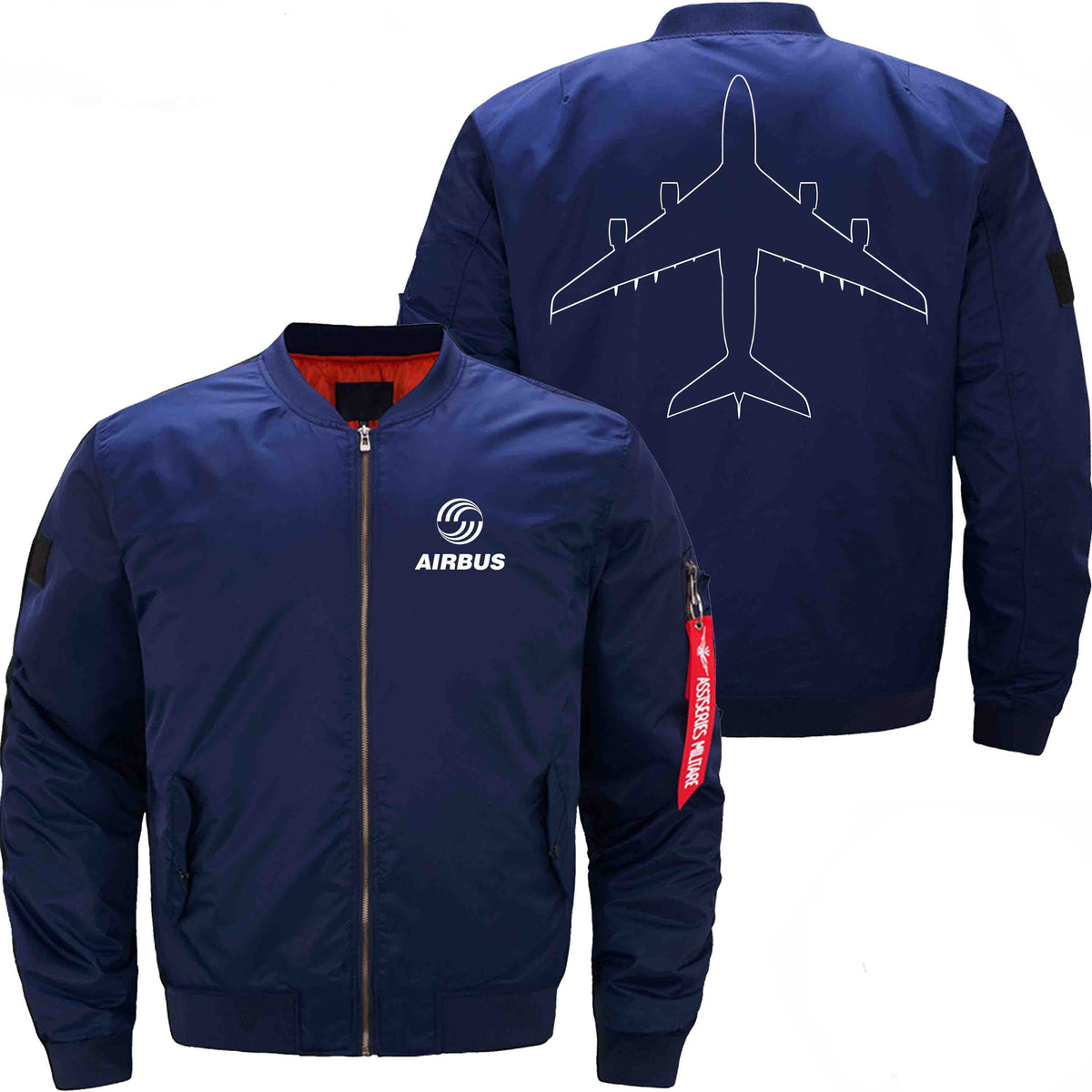 PilotsX Jacket Dark blue thin / XS Airbus A380 Jacket -US Size