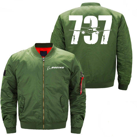 PilotX Jacket Army green thick / S The 737 Jacket -US Size