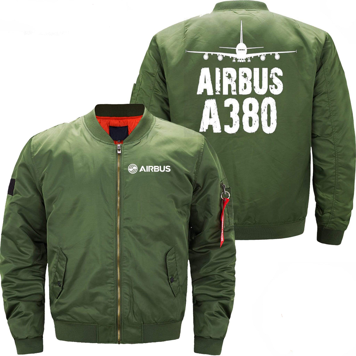 PilotX Jacket Army green thin / S Airbus A380 Jacket -US Size