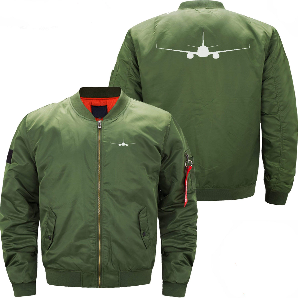 PilotX Jacket Army green thin / S B 737-800 Jacket -US Size