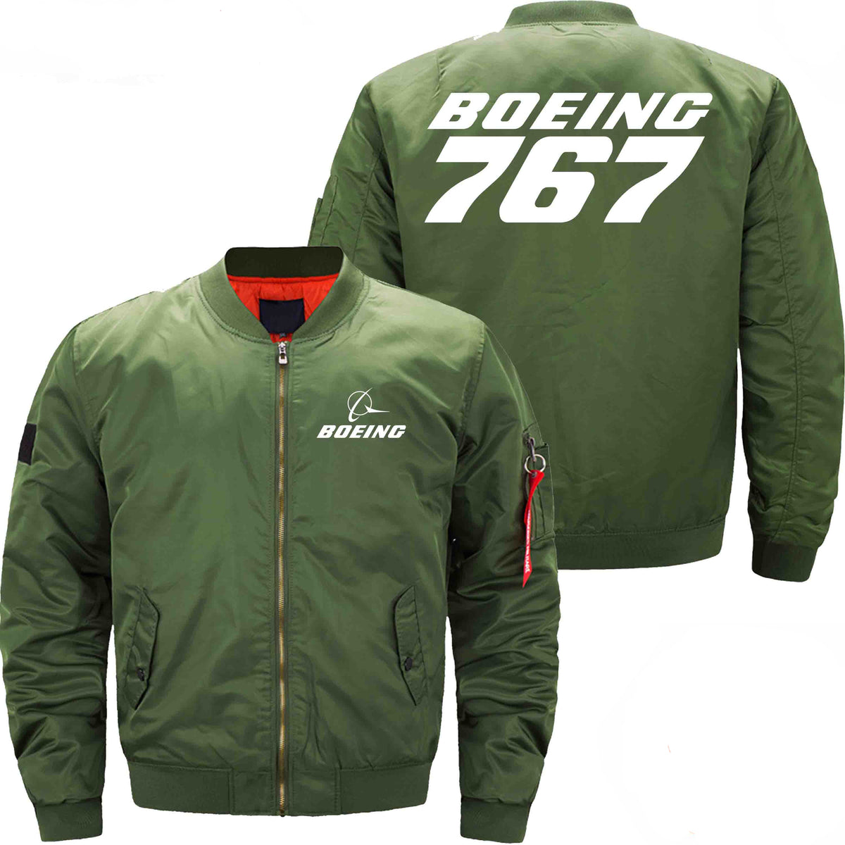 PilotX Jacket Army green thin / S B 767 Jacket -US Size