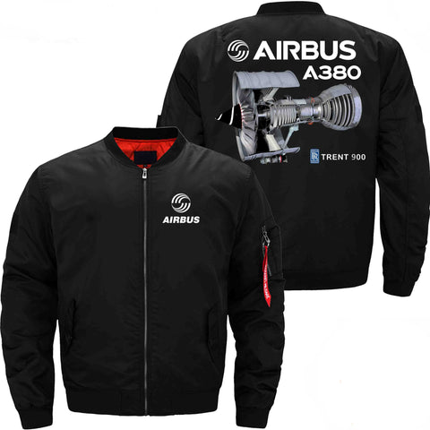 PilotX Jacket Black thin / S Airbus A380 TRENT 900 Jacket -US Size