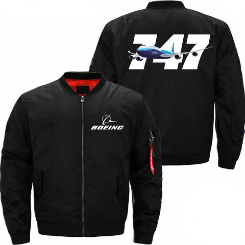 PilotX Jacket Black thin / S B 747 Jacket -US Size