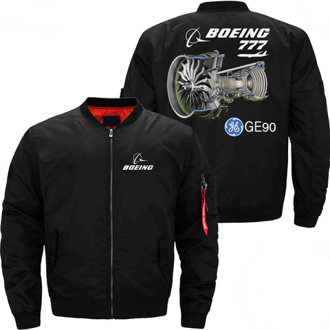 PilotX Jacket Black thin / S B 777 GE90 Jacket -US Size