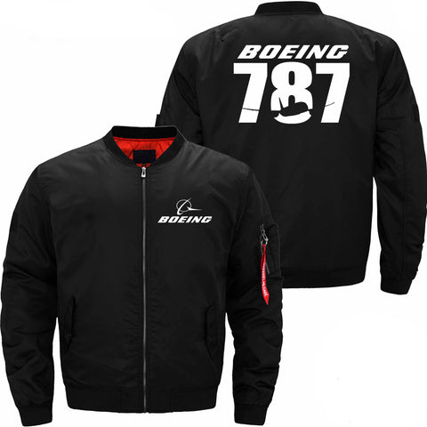 PilotX Jacket Black thin / S B-787 Jacket -US Size